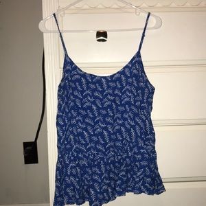 Peplum tank top